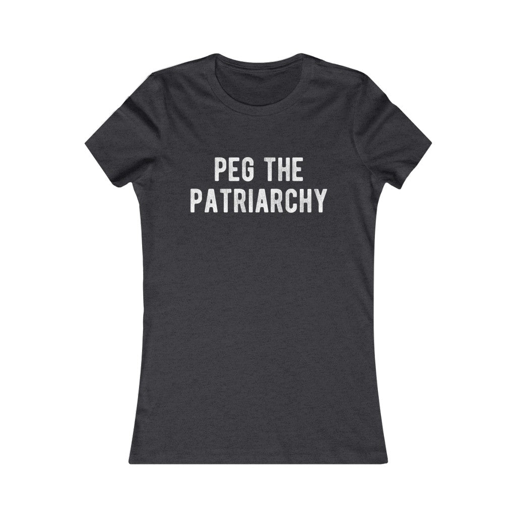 Peg The Patriarchy Women&#39;s Fitted Tee
