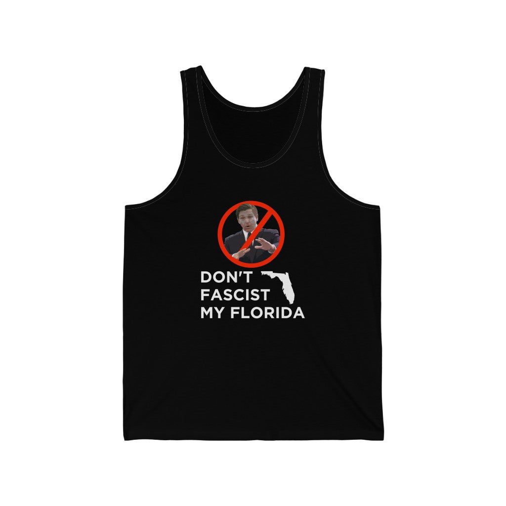 Don&#39;t Fascist My Florida Men&#39;s/Unisex Jersey Tank