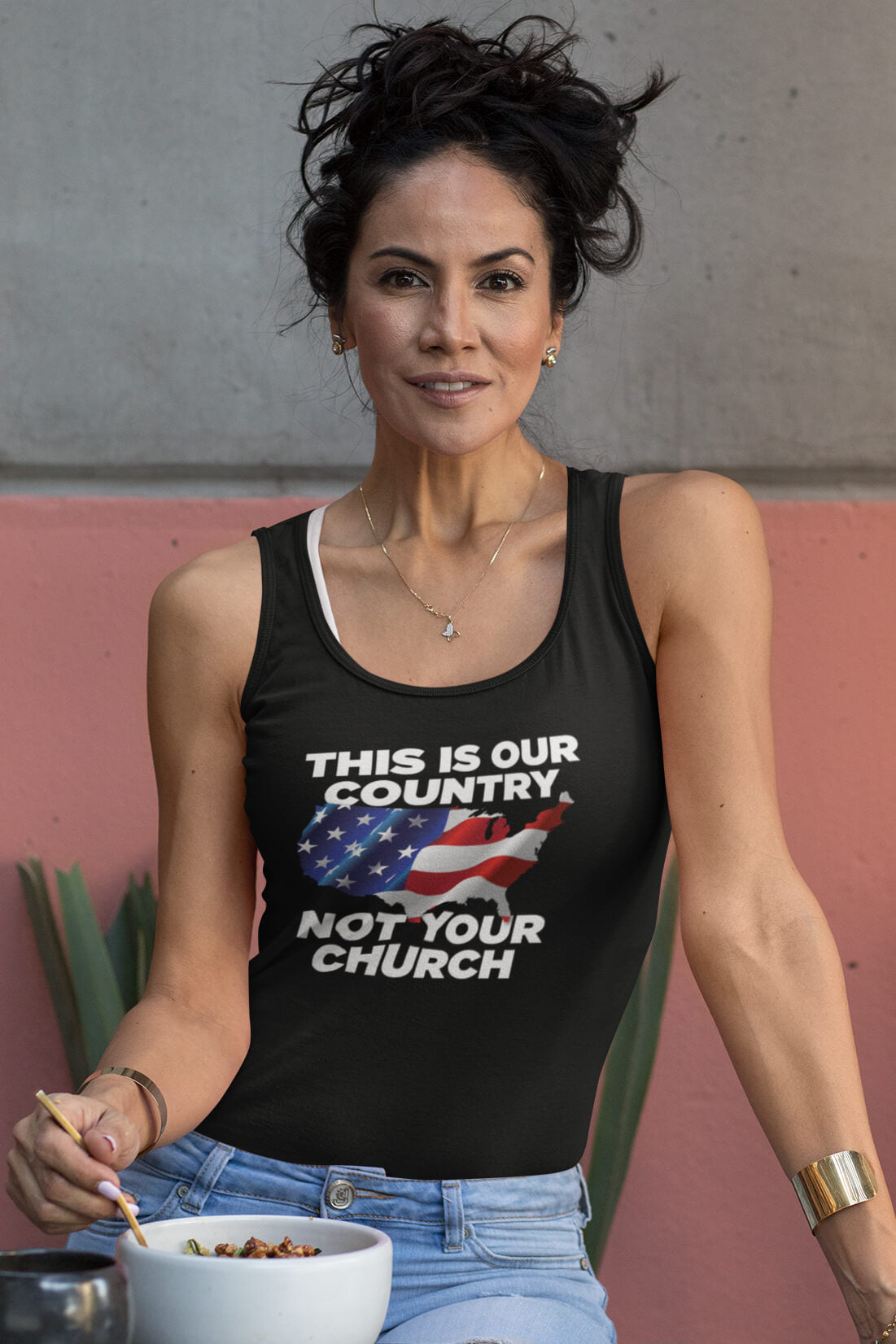 This is Our Country Not Your Church tank top