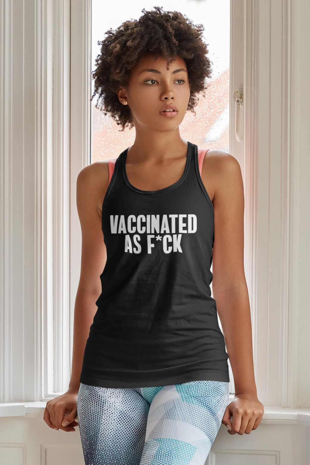 Vaccinated as F*ck Women's Tank Top